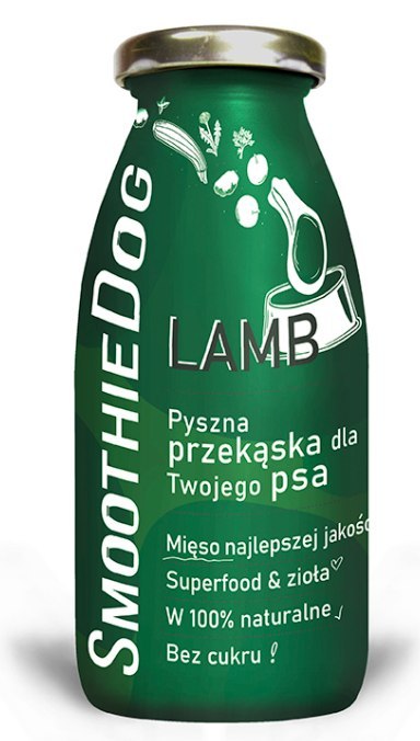 Naturalna, płynna przekąska dla psów z jagnięciny, SmoothieDog Naturalna, płynna przekąska dla psów z jagnięciny, SmoothieDog