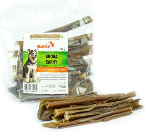 Skóra sarny, naturalny gryzak dla psa 100g. BALTO Skóra sarny, naturalny gryzak dla psa 100g. BALTO