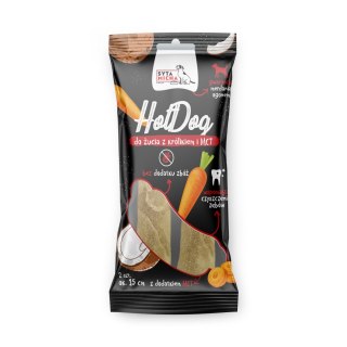 Hot Dog z królikiem i MCT, gryzak dla psa 15cm - 2szt. Syta Micha