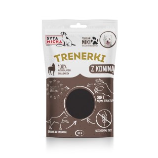 Monobiałkowe, bezzbożowe trenerki dla psa z koniny 80g. Syta Micha