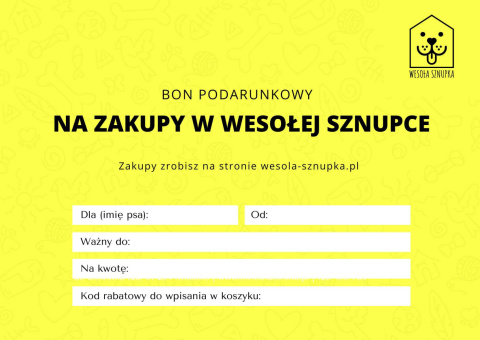 Bon podarunkowy Bon podarunkowy