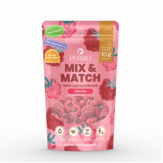 Liofilizowane maliny dla psa 15g. MIX & MATCH Perro