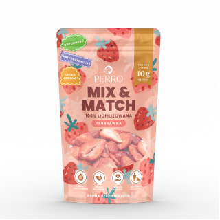 Liofilizowane truskawki dla psa 10g. MIX & MATCH Perro