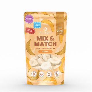 Liofilizowany banan dla psa 20g. MIX & MATCH Perro