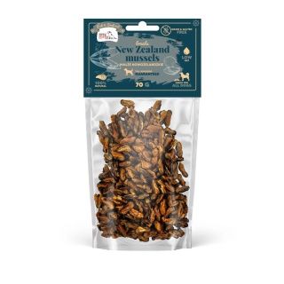 Przysmaki 100% małży nowozelandzkich dla psa, Fish & Seafood 70g. Syta Micha
