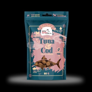 Przysmaki z tuńczykiem dla psa 80g. Fish & Seafood, Syta Micha