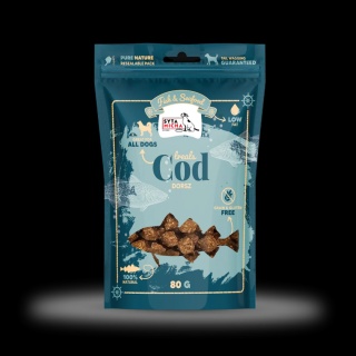 Przysmaki z dorszem dla psa 80g. Fish & Seafood, Syta Micha