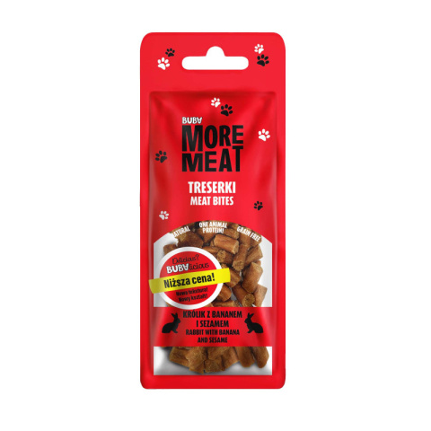 Treserki dla psa z królikiem i bananem 50g. BUBAlicious More Meat, BUBA Treserki dla psa z królikiem i bananem 50g. BUBAlicious More Meat, BUBA
