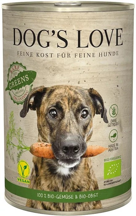 Wegańska - ekologiczna warzywno-owocowa, mokra karma dla psa, 400g. DOG'S LOVE Wegańska - ekologiczna warzywno-owocowa, mokra karma dla psa, 400g. DOG'S LOVE