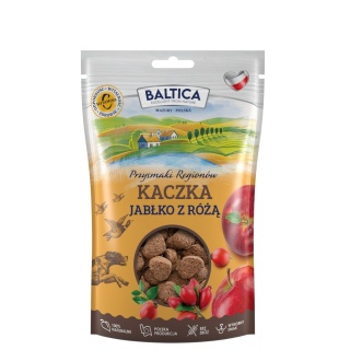 Przysmaki Regionów - chrupiące smakołyki dla psa, kaczka z jabłkiem 100g. Baltica