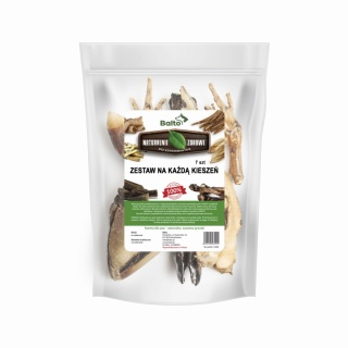 Zestaw gryzaków dla psa na każdą kieszeń, 7 sztuk. BALTO